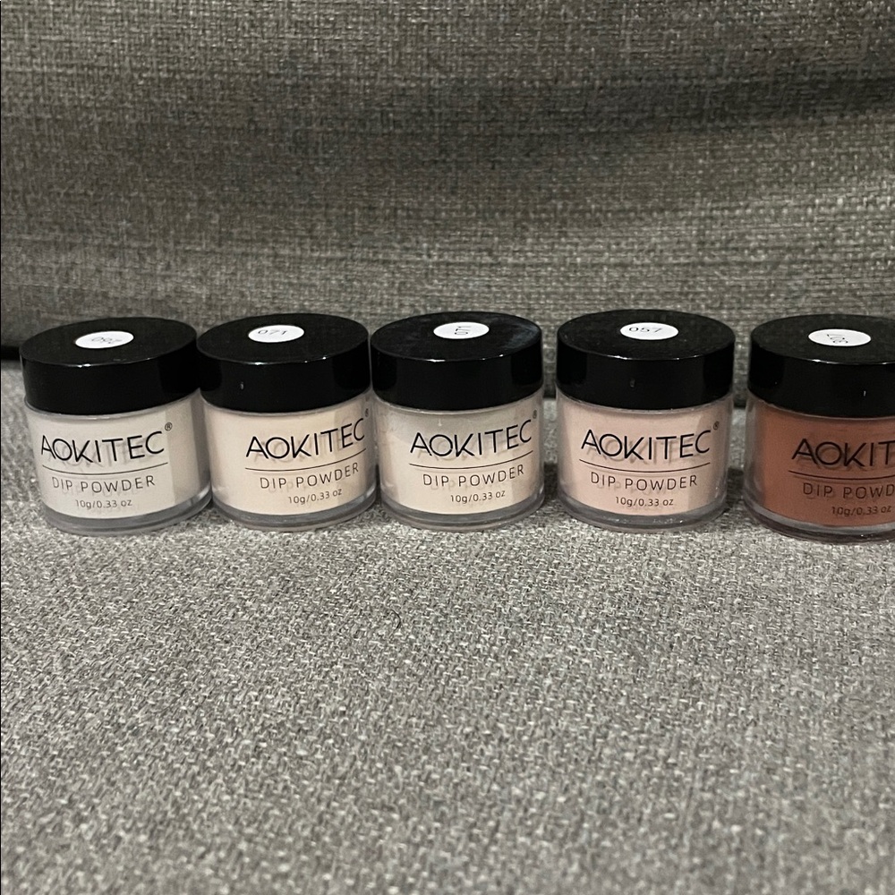 Aokitec 5 Dip Nail Powders